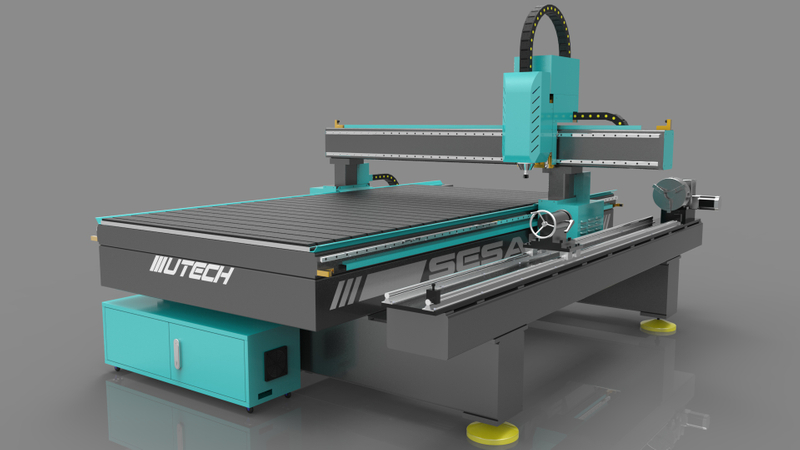 Heißer Verkauf 1325 4-Achsen-CNC-Fräsmaschine für Holz 