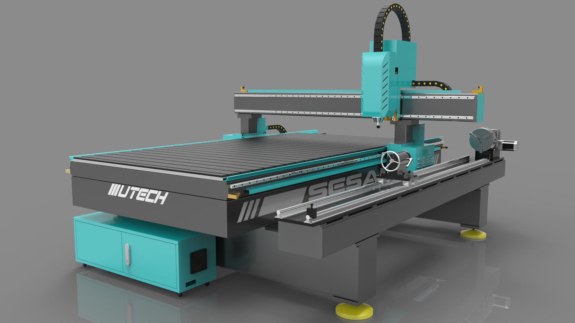 Heißer Verkauf 1325 4-Achsen-CNC-Fräsmaschine für Holz 