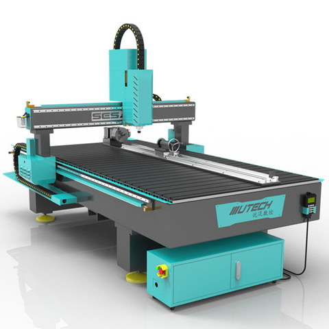 UTECH Hot Sale 1325 rotierende 4-Achsen-CNC-Fräsmaschine