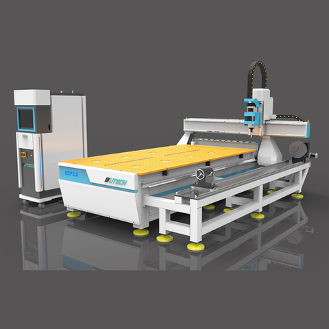 4-Achsen-Atc-Holz-CNC-Fräser-Graviermaschine mit Rotation für Möbel