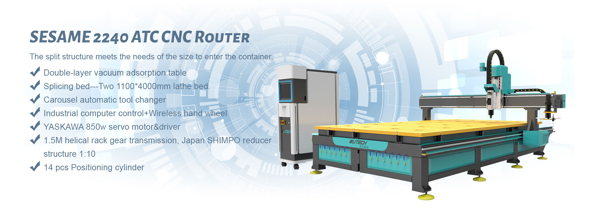 ATC CNC-Fräser