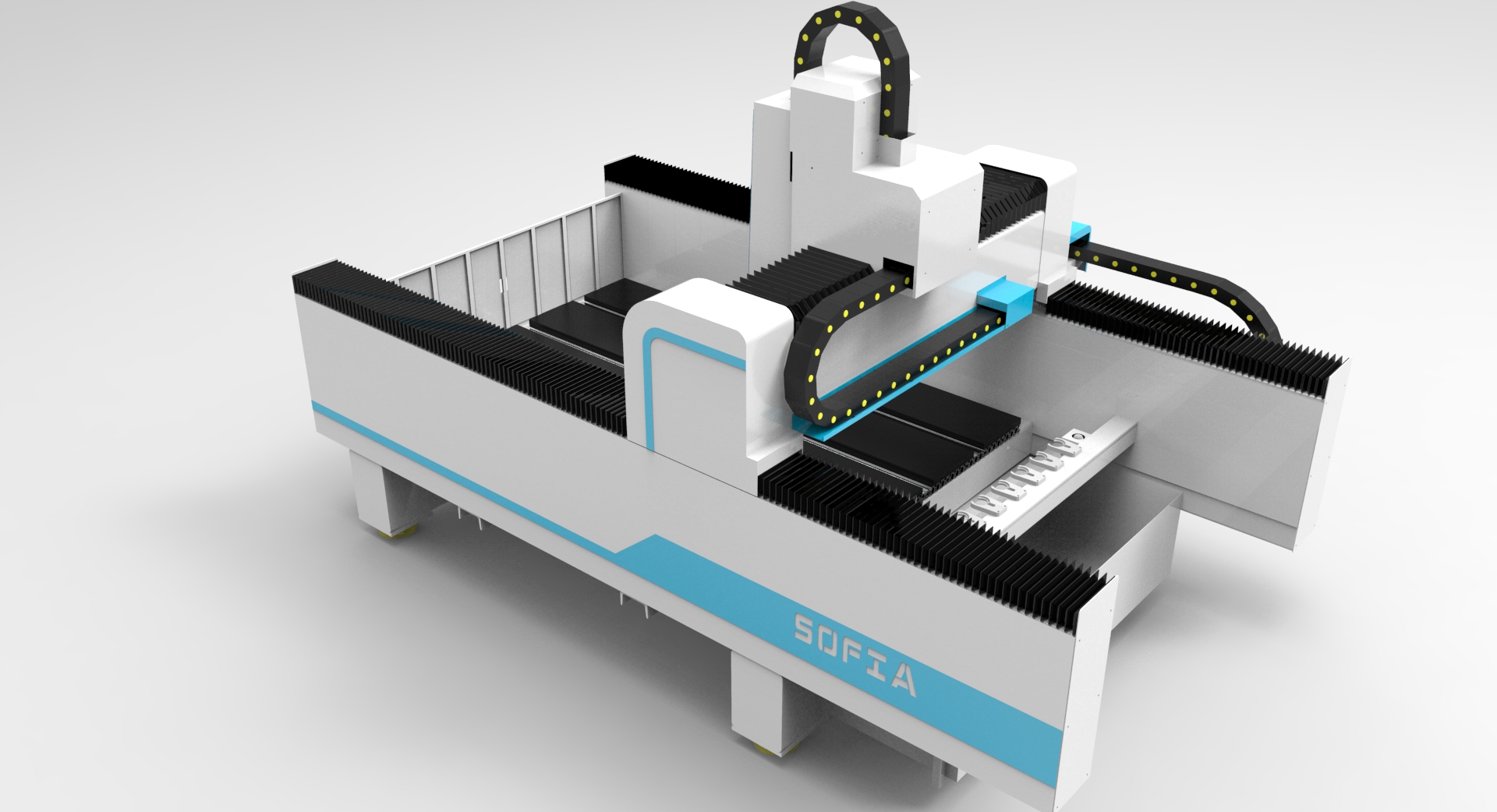 Stein-CNC-Fräse mit automatischem Werkzeugwechsel zum hocheffizienten Schnitzen von Granit