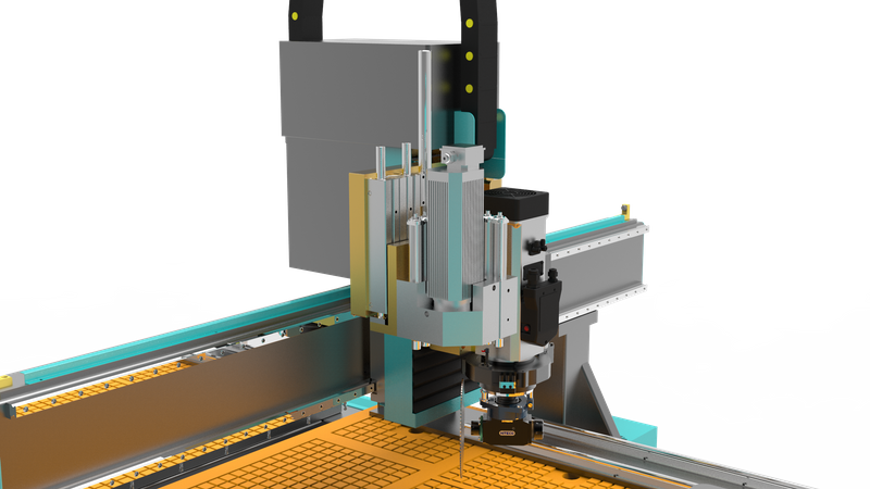 4-Achsen-ATC-CNC-Maschine mit Bohrkopf