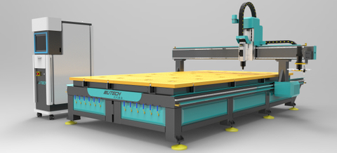 DSP-Steuerungssystem der Größe 1325, 4-Achsen-CNC-Schnitzmaschine für Holzdrehmaschinen mit CNC-Fräser-Drehachse