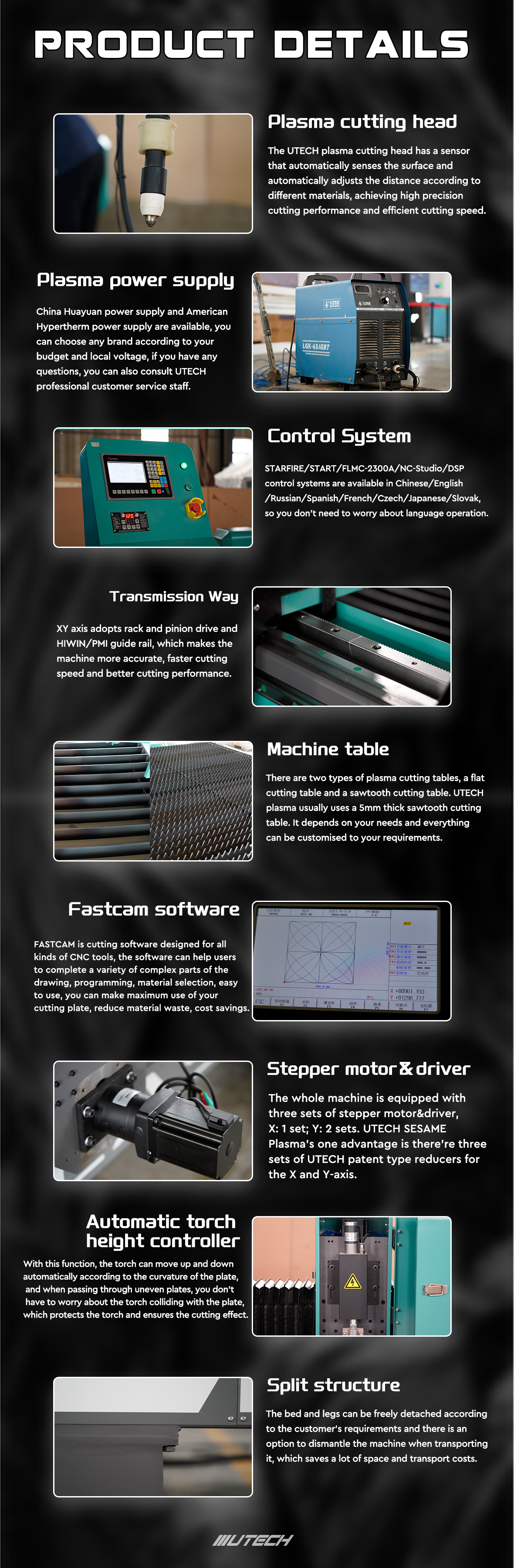 Details zum CNC-Plasmaschneider